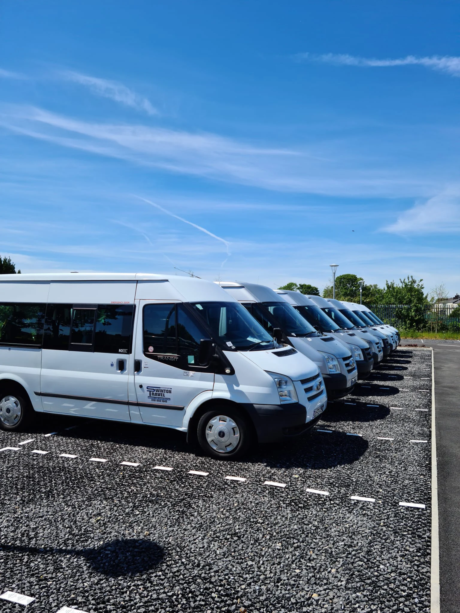 Airport minibus with driver