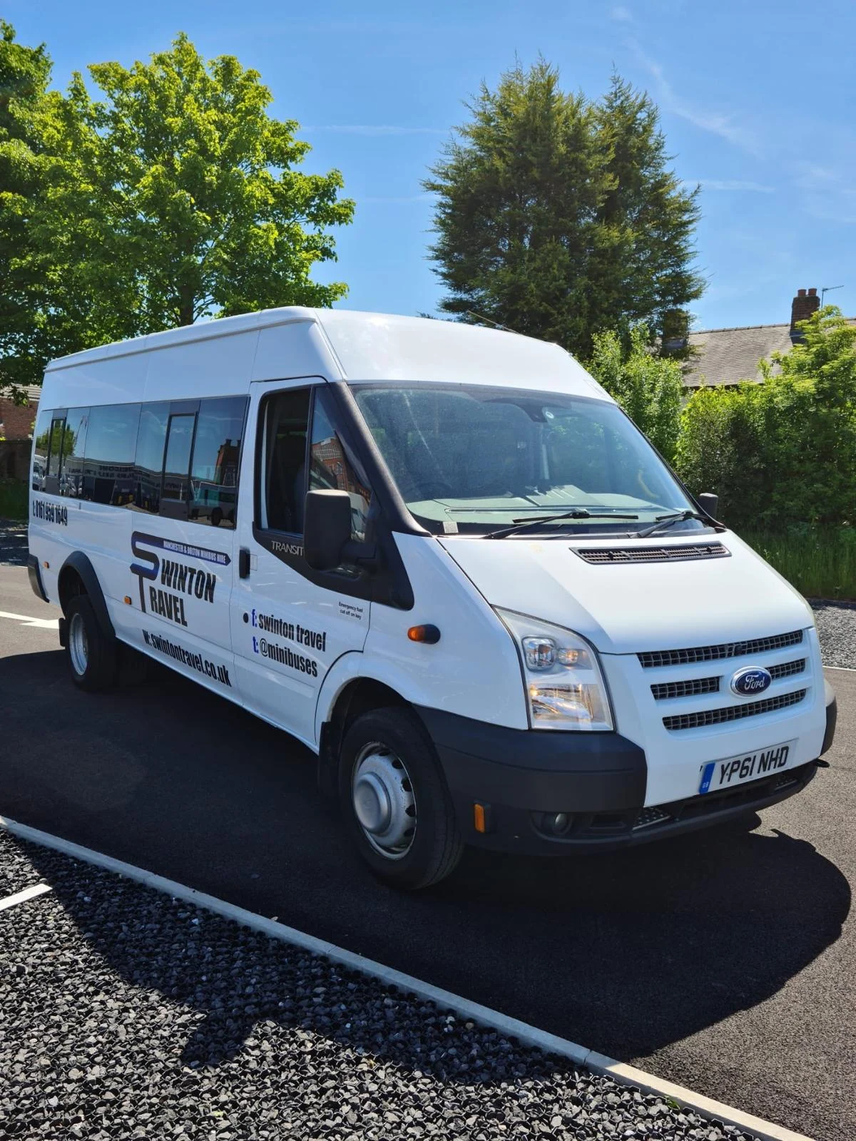 Modern 16-seater minibus